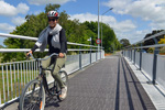 Cycling Clive Bridge